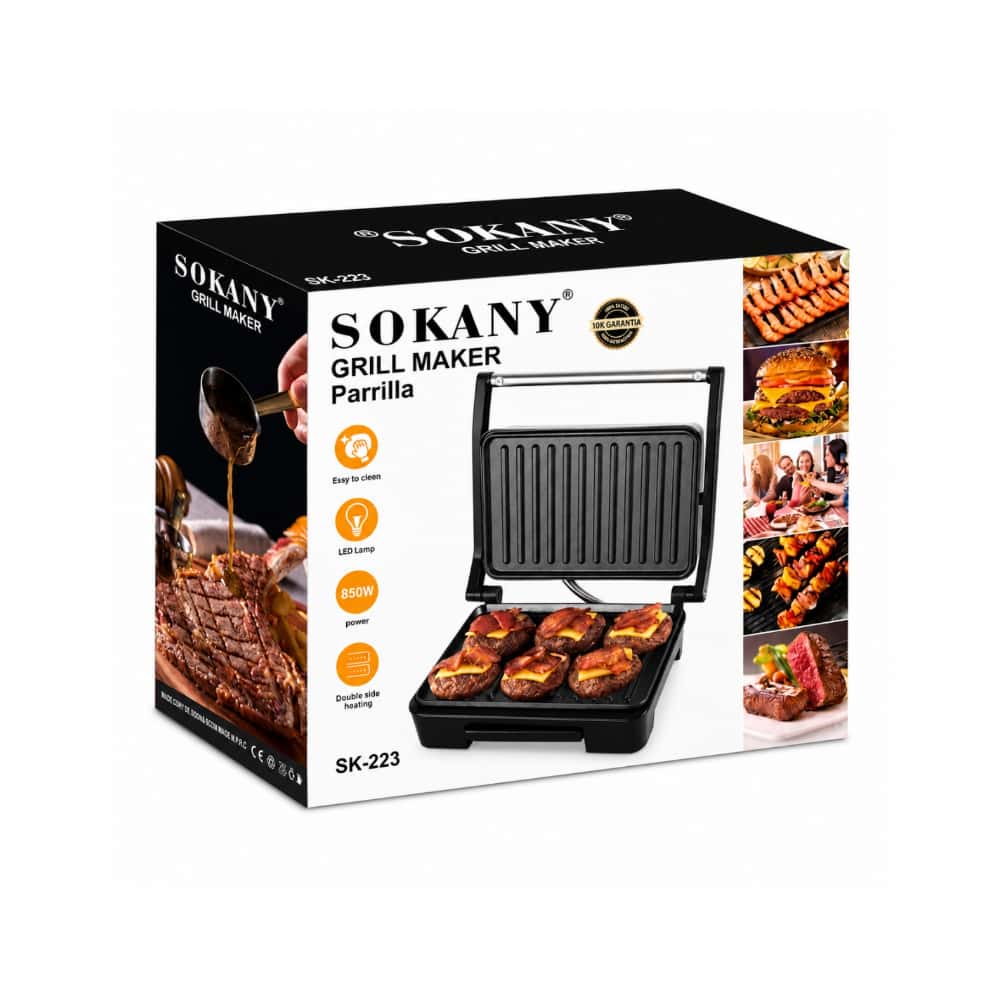 Parrilla sandwichera Sokany SK-223 - Miniatura 4