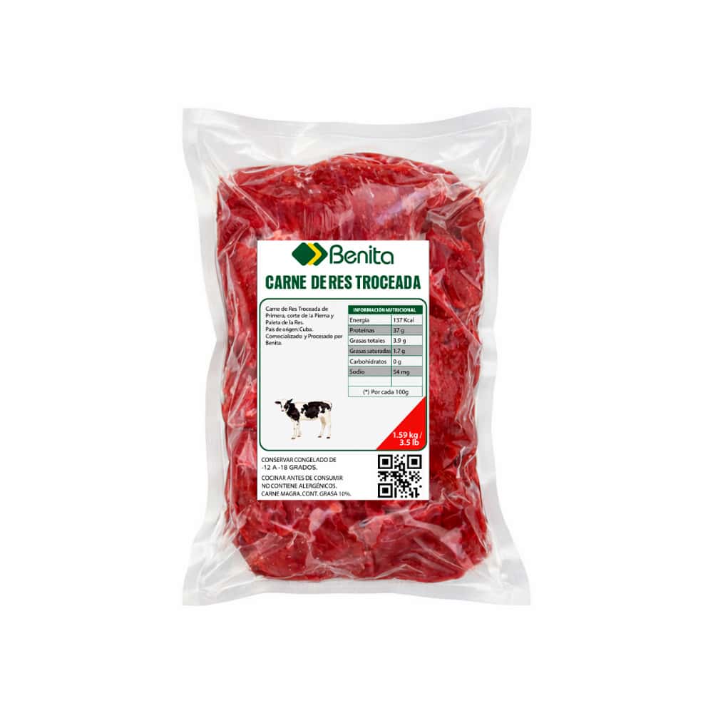 Carne de res troceada de primera Benita (1.59 kg / 3.5 lb) - Miniatura 2