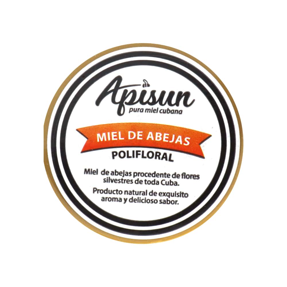 Miel de abejas polifloral 100% natural Apisun (500 g / 1.1 lb) - Miniatura 2