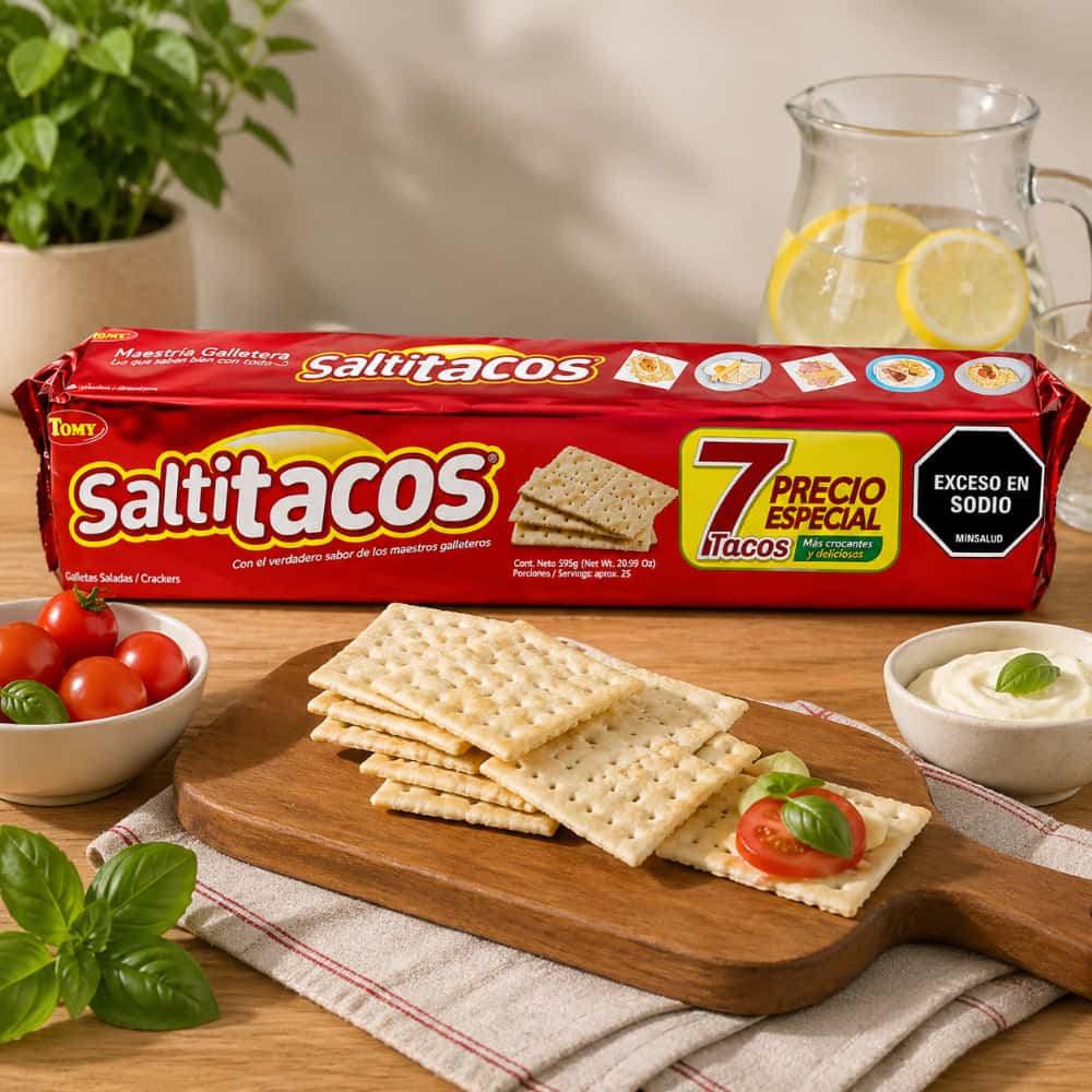 Galletas saladas Tomy Saltitacos (595 g / 1.3 lb) - Miniatura 5