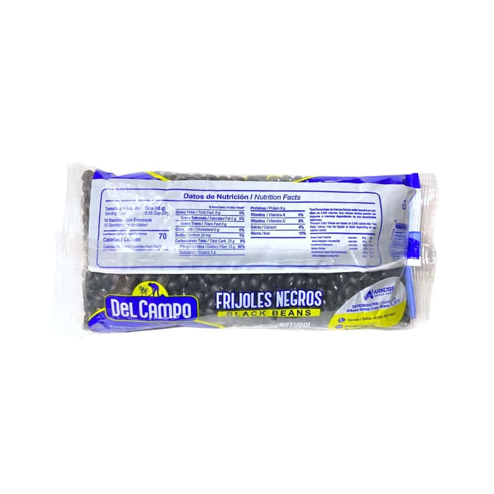 Frijoles negros Del Campo (454 g / 1 lb) - Miniatura 4