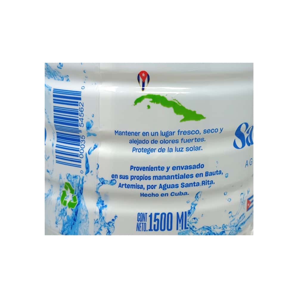 Agua purificada Santa Rita (1500 ml) - Miniatura 4