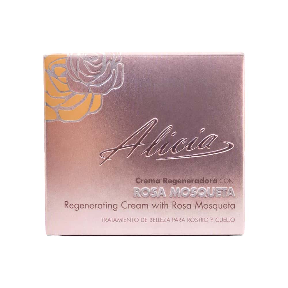 Crema regeneradora con rosa mosqueta para rostro y cuello Alicia S&C (50 ml) - Miniatura 2