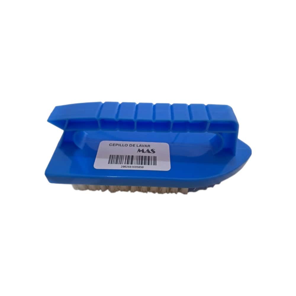 Cepillo de lavar con mango ergonómico azul MAS - Miniatura 1