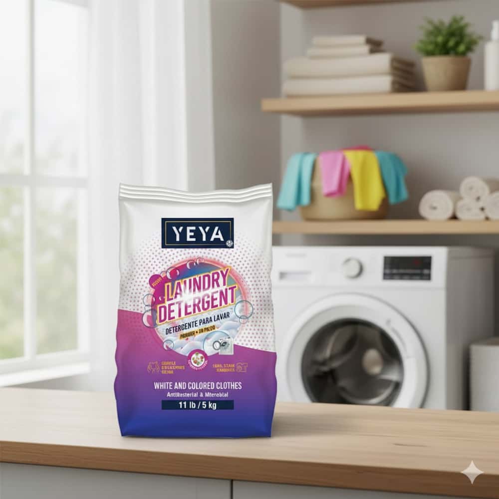 Detergente en polvo con aroma a flores YEYA (5 kg / 11 lb) - Miniatura 5