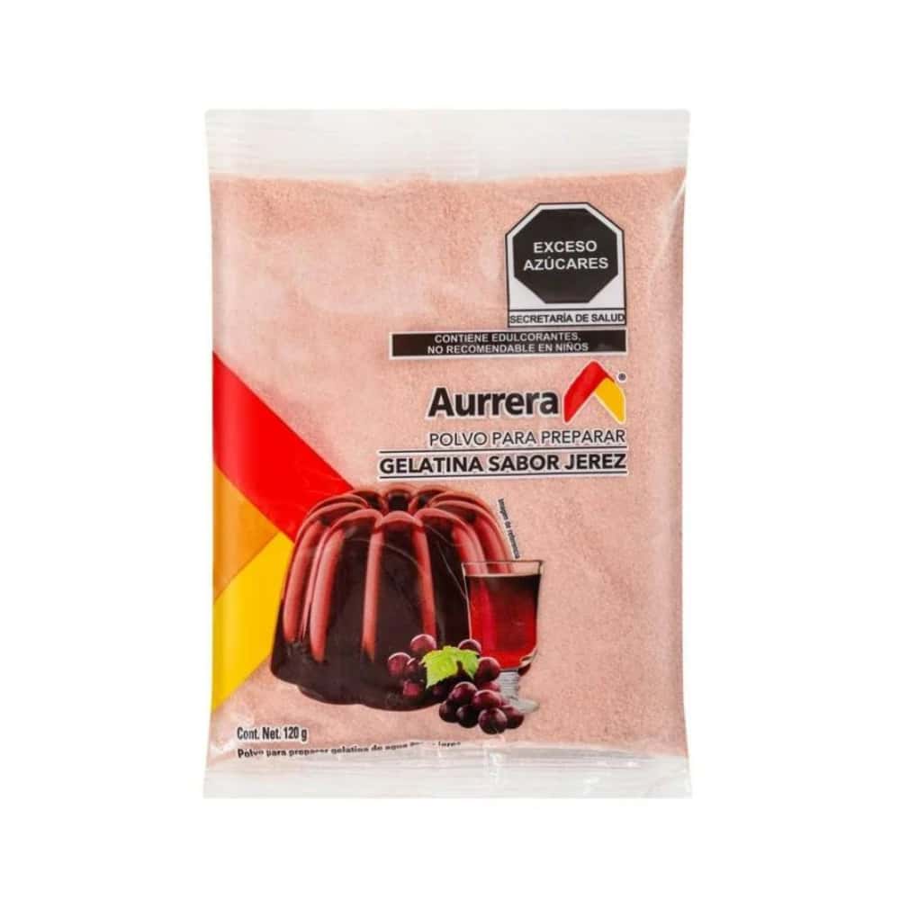 Gelatina sabor jerez Aurrera (120 g / 4.2 oz) - Miniatura 4