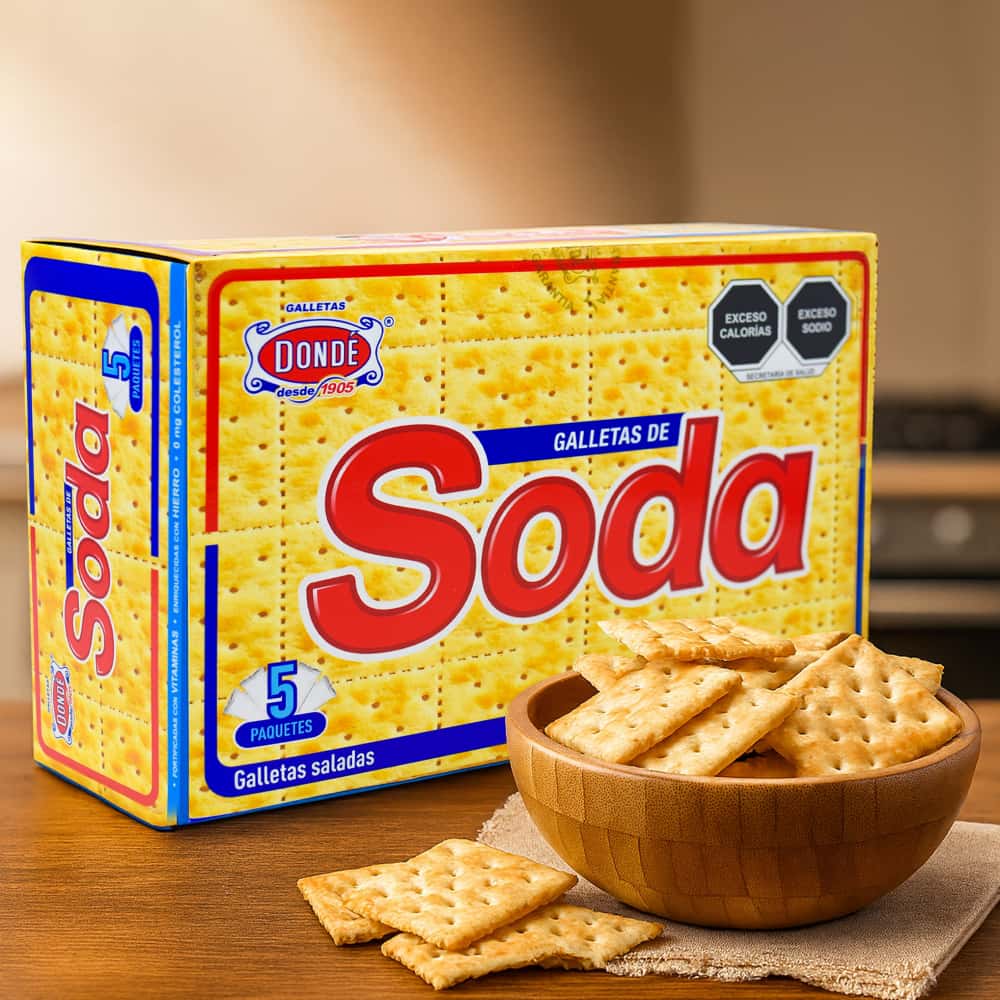 Galletas de soda Dondé (5 x 800 g / 1.76 lb) - Miniatura 5