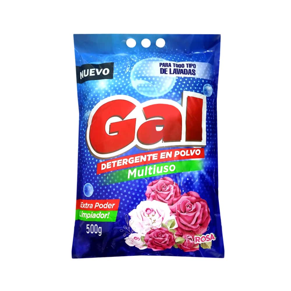 Detergente en polvo multiuso con aroma a rosas Gal (500 g / 1.1 lb) - Miniatura 1