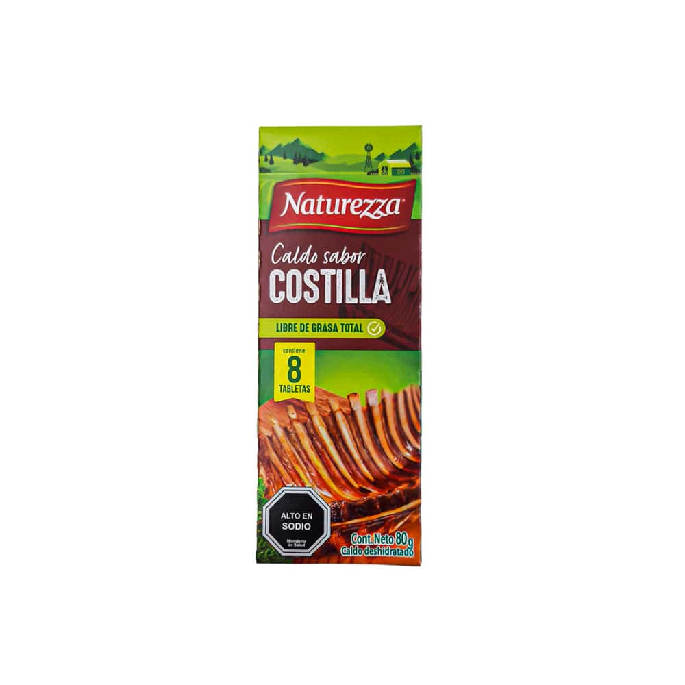 Caldo Sabor Costilla Naturezza (80 g) - Miniatura 1