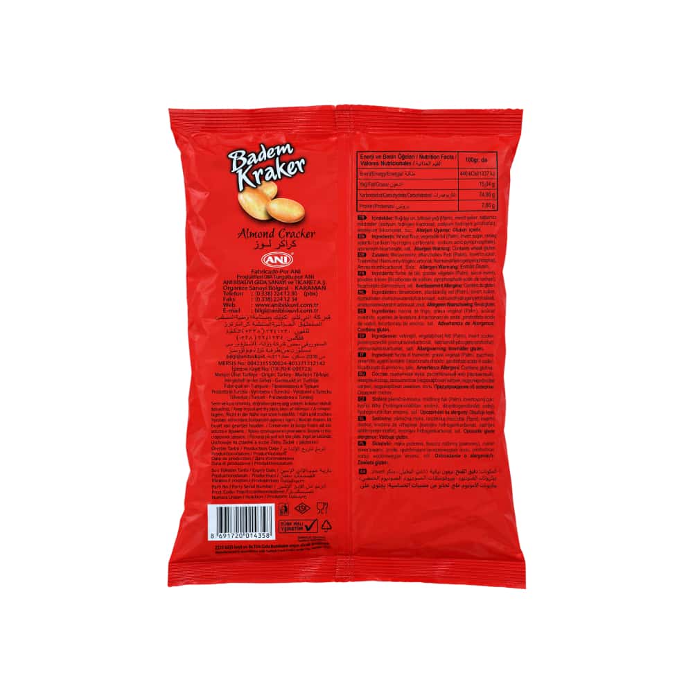 Galletas saladas de almendra ANI (120 g / 4.23 oz) - Miniatura 2