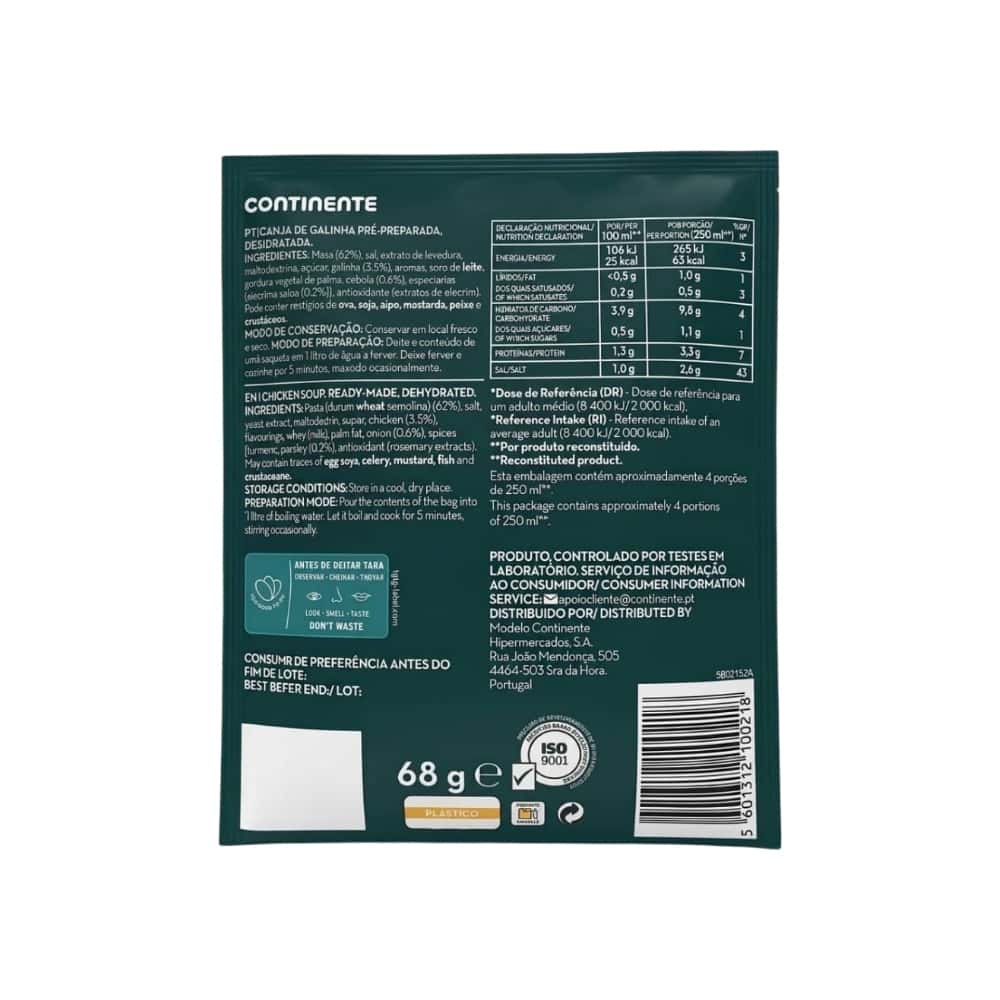Crema de champiñones Continente (75 g / 2.65 oz) - Miniatura 2