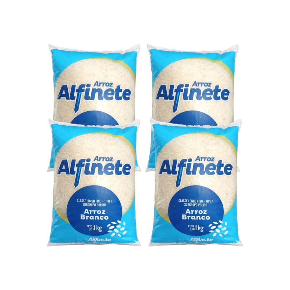 Arroz blanco Alfinete (4 x 1 kg / 2.2 lb) - Miniatura 1