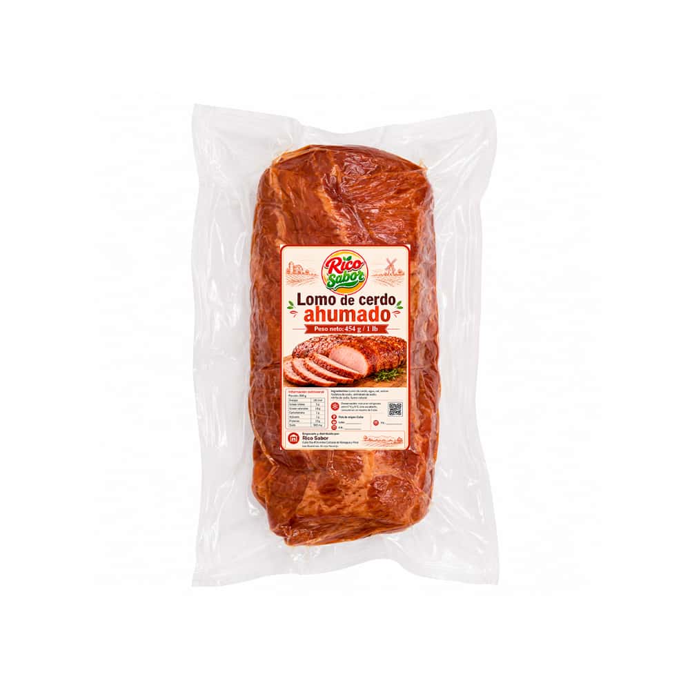 Lomo de cerdo ahumado Rico Sabor (454 g / 1 lb) - Miniatura 1