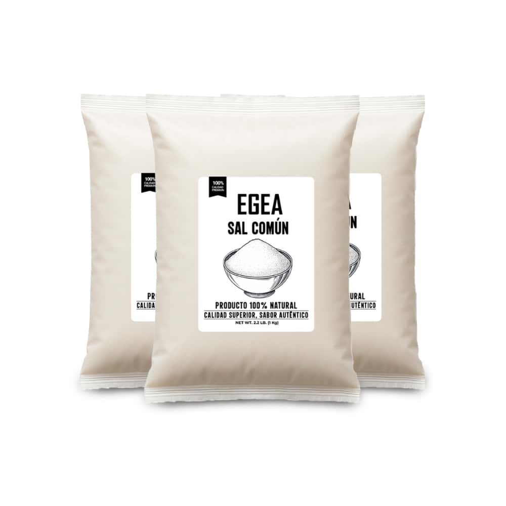 Sal común EGEA (3 x 1 kg / 2.2 lb) - Miniatura 1