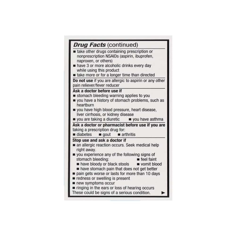 Aspirina. Ácido acetilsalicílico 81 mg GoodSense (120 tabletas) - Miniatura 8