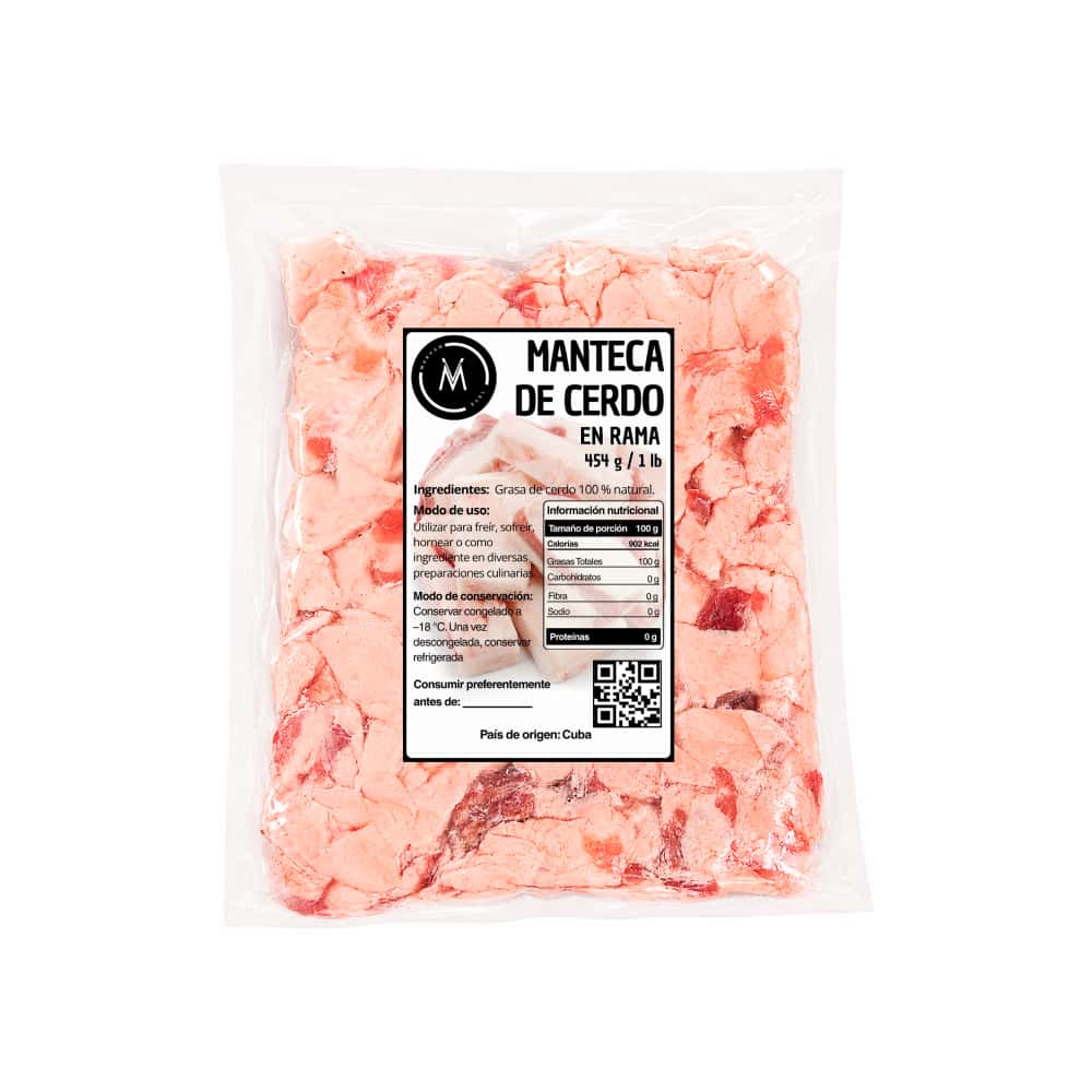 Manteca de cerdo en rama PDL LMC (454 g / 1 lb) - Miniatura 2