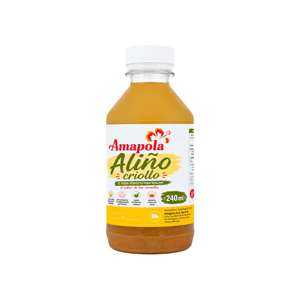 Aliño criollo Amapola (240 ml) - Miniatura 1