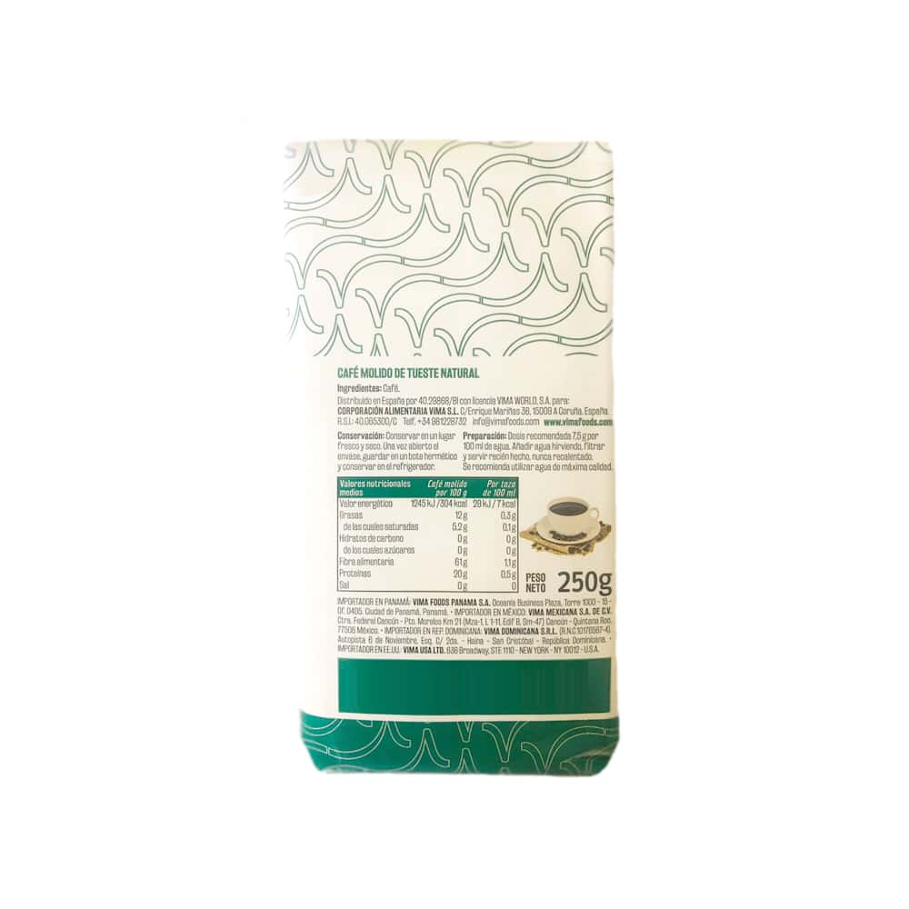 Café molido natural Vima Foods (250 g / 8.81 oz) - Miniatura 2