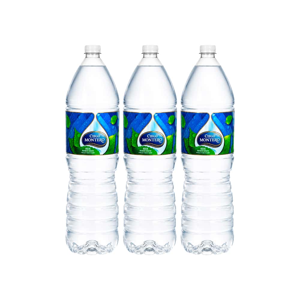 Agua mineral natural Ciego Montero (3 x 1.5 L) - Miniatura 1