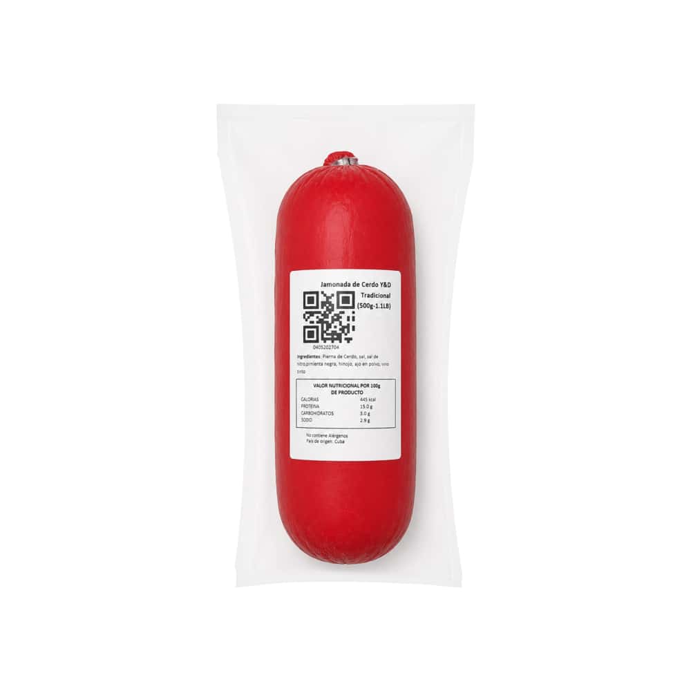 Jamonada de cerdo Tradicional Y&D Ricos (500 g / 1.1 lb) - Miniatura 3