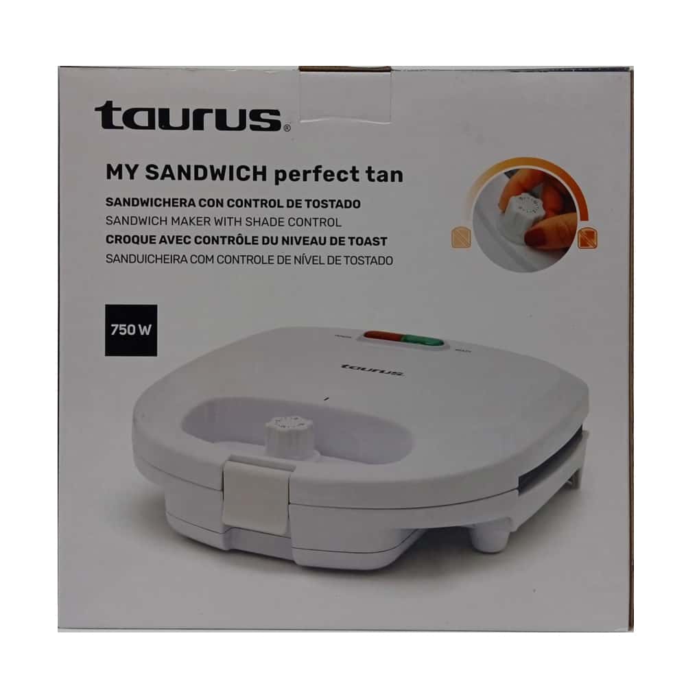 Sandwichera con control de tostado Taurus My Sandwich perfect tan - Miniatura 5