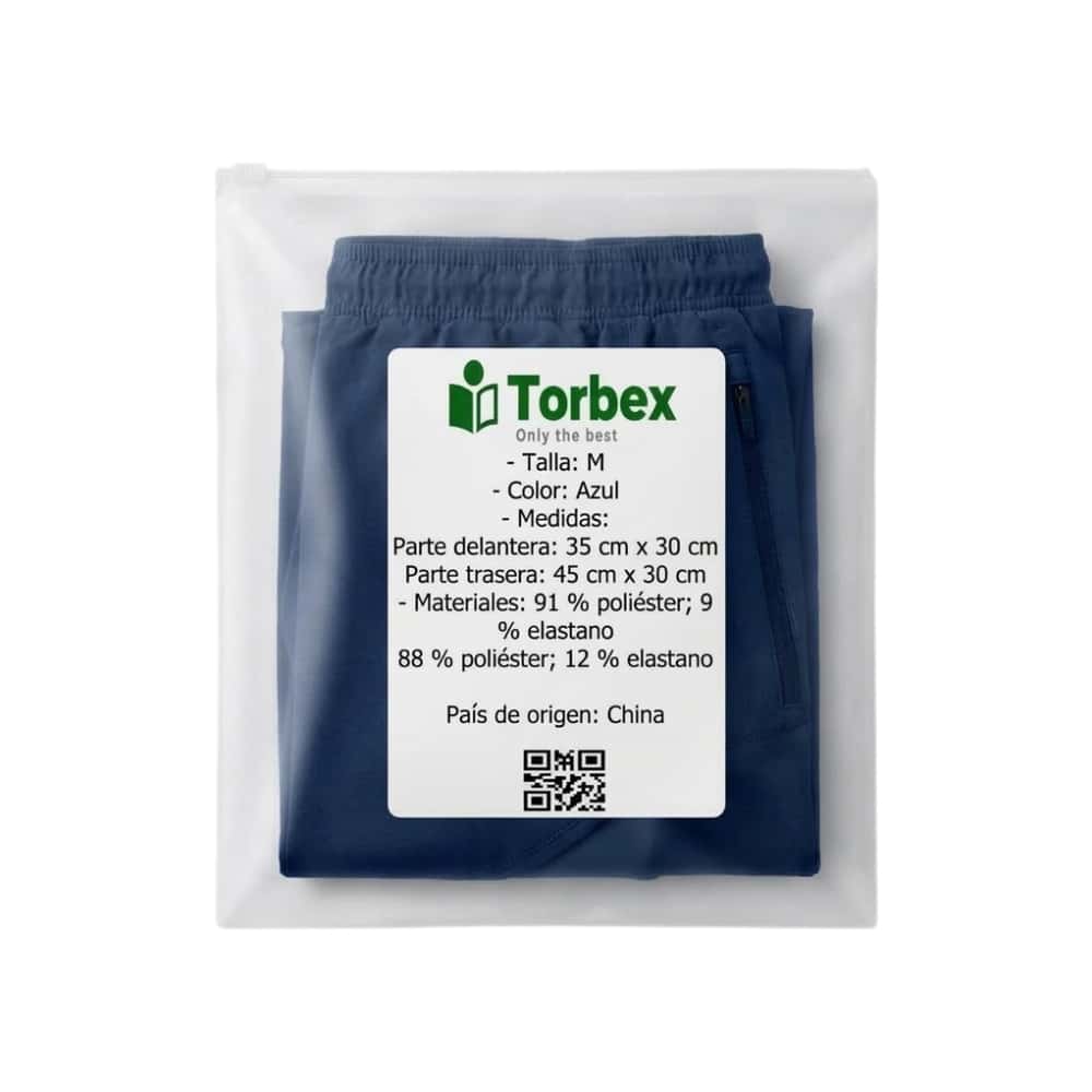 Short deportivo azul para hombre Torbex (Talla M) - Miniatura 2