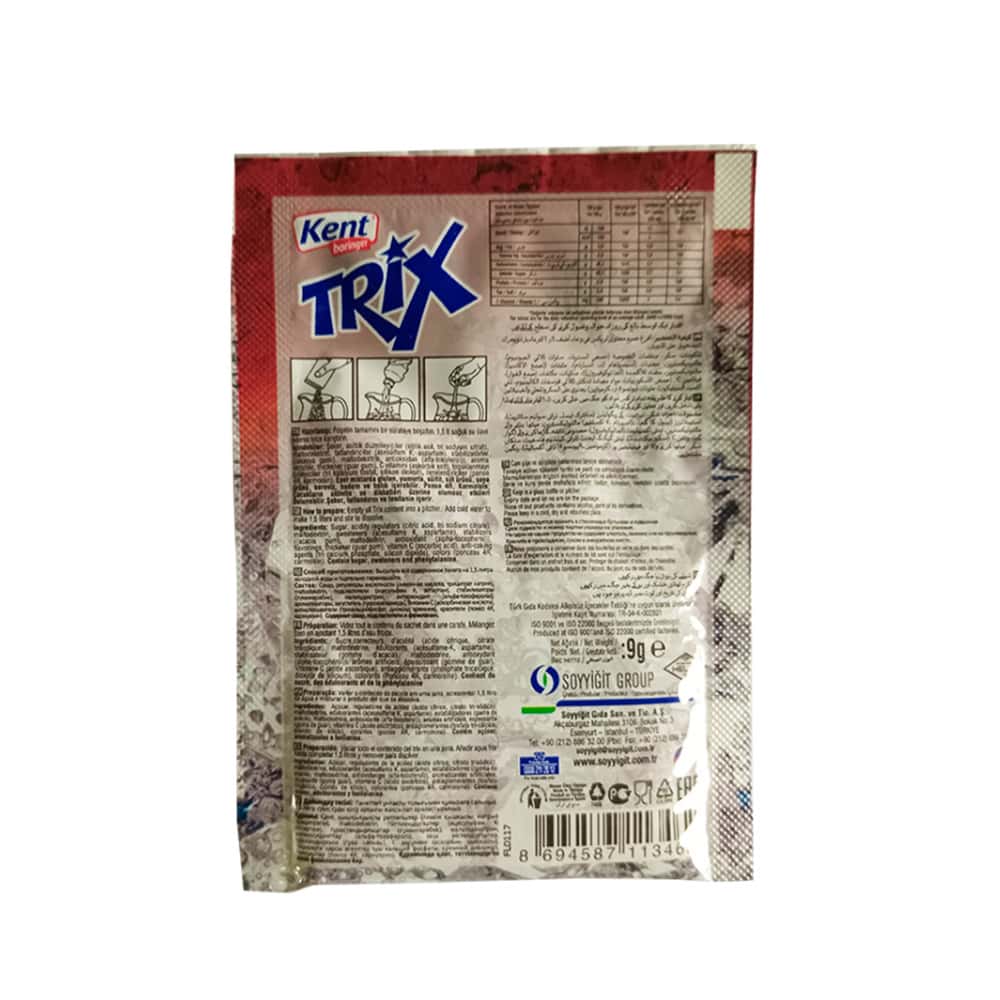 Caja de refresco en polvo sabor fresa Trix (24 x 9 g) - Miniatura 3