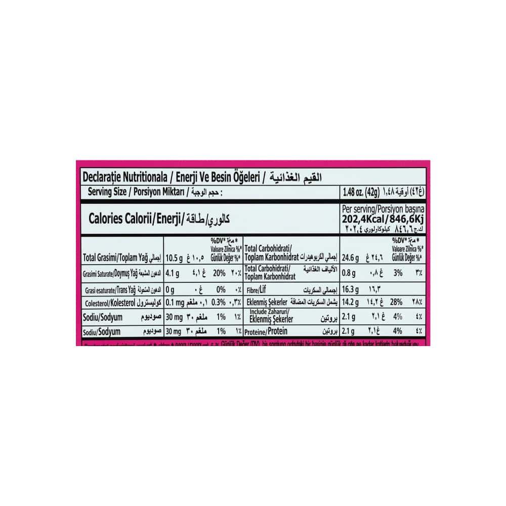 Alfajor de chocolate relleno de malvavisco sabor fresa M.Burger Lucy Simsek (45 g / 1.58 oz) - Miniatura 3
