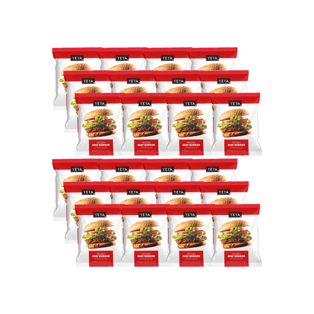 Hamburguesa de carne de res YEYA (24 x 80 g / 2.8 oz) - Miniatura 1