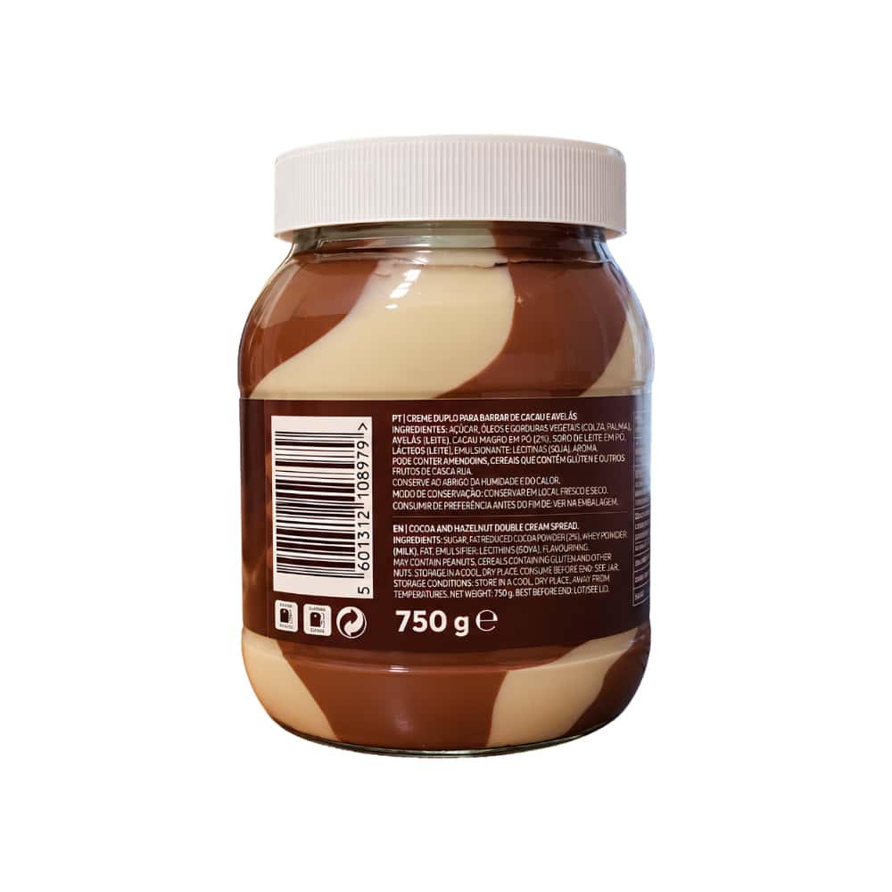 Crema para untar dúo de cacao y avellana Choco Fun (750 g / 1.65 lb) - Miniatura 2