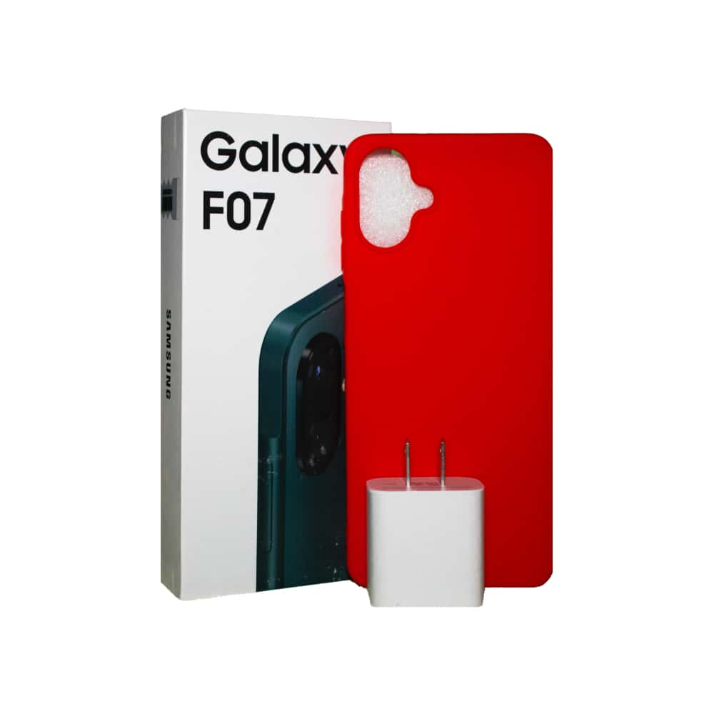 Celular 64 GB ROM / 4 GB RAM Samsung Galaxy F07 + Forro y cargador tipo C - Miniatura 2