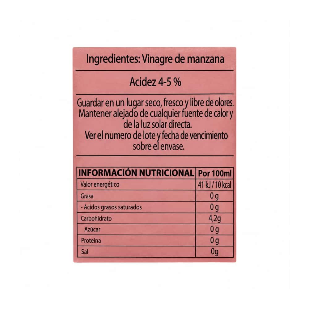 Vinagre de manzana Heiss (750 ml) - Miniatura 2