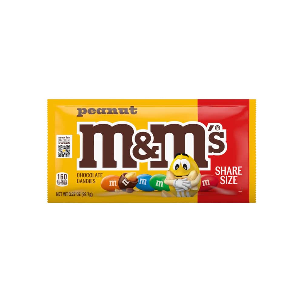 Chocolate con leche con cacahuete M&M's (92.7 g / 3.27 oz) - Miniatura 1