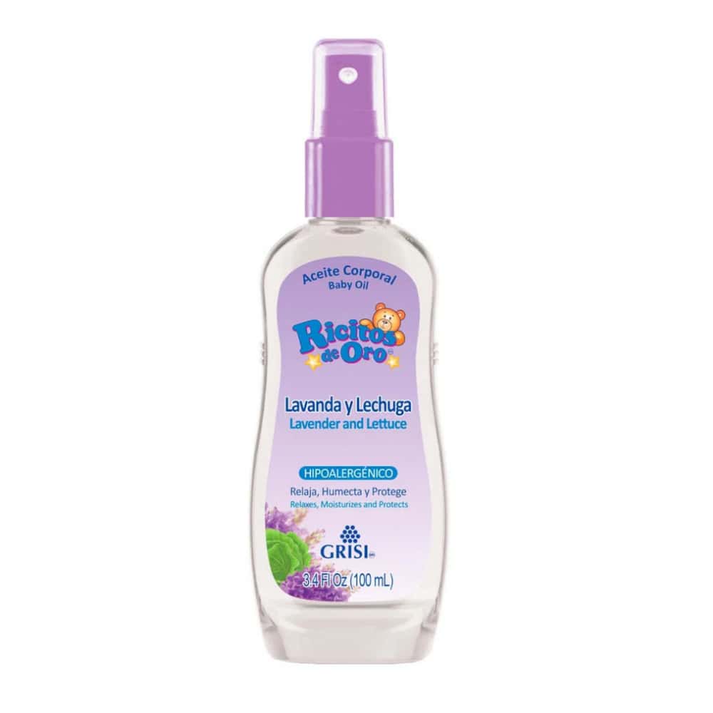 Aceite corporal para bebé lavanda y lechuga Ricitos de Oro (100 ml) - Miniatura 2