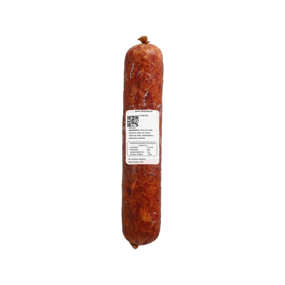 Jamón vicking especial embuchado Y&D Ricos (2.27 kg / 5.0 lb) - Miniatura 2