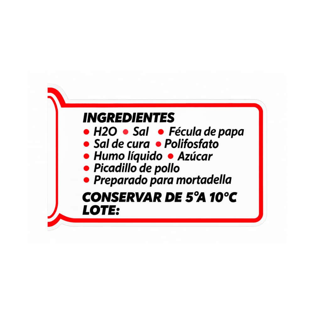 Mortadela especial Delicias Estrella (1.81 kg / 4 lb) - Miniatura 2