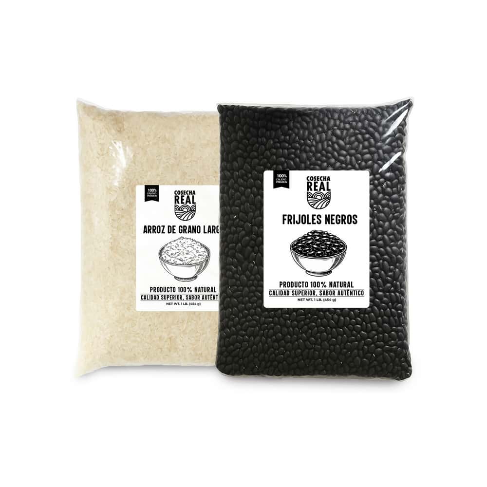 Frijoles negros + Arroz de grano largo Cosecha Real #4 - Miniatura 1