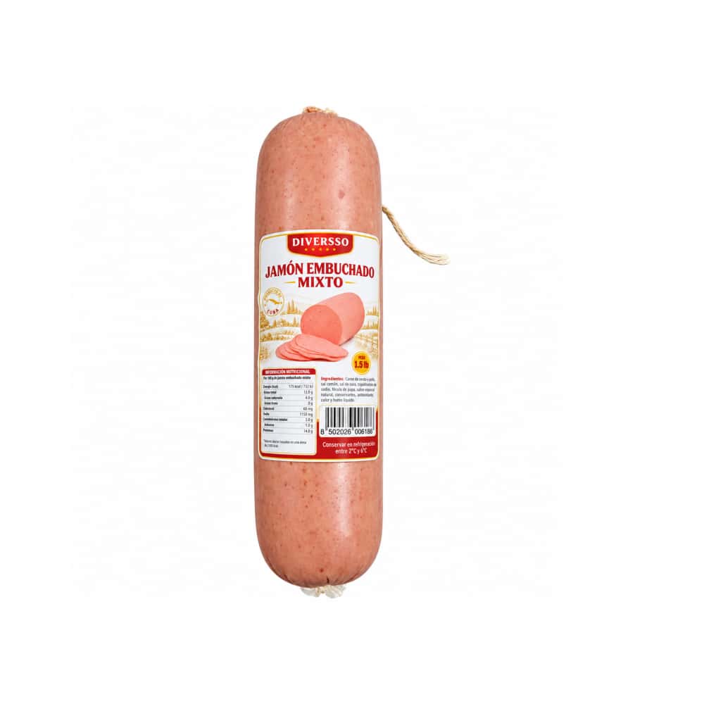 Jamón embuchado mixto Diversso (680 g / 1.5 lb) - Miniatura 1