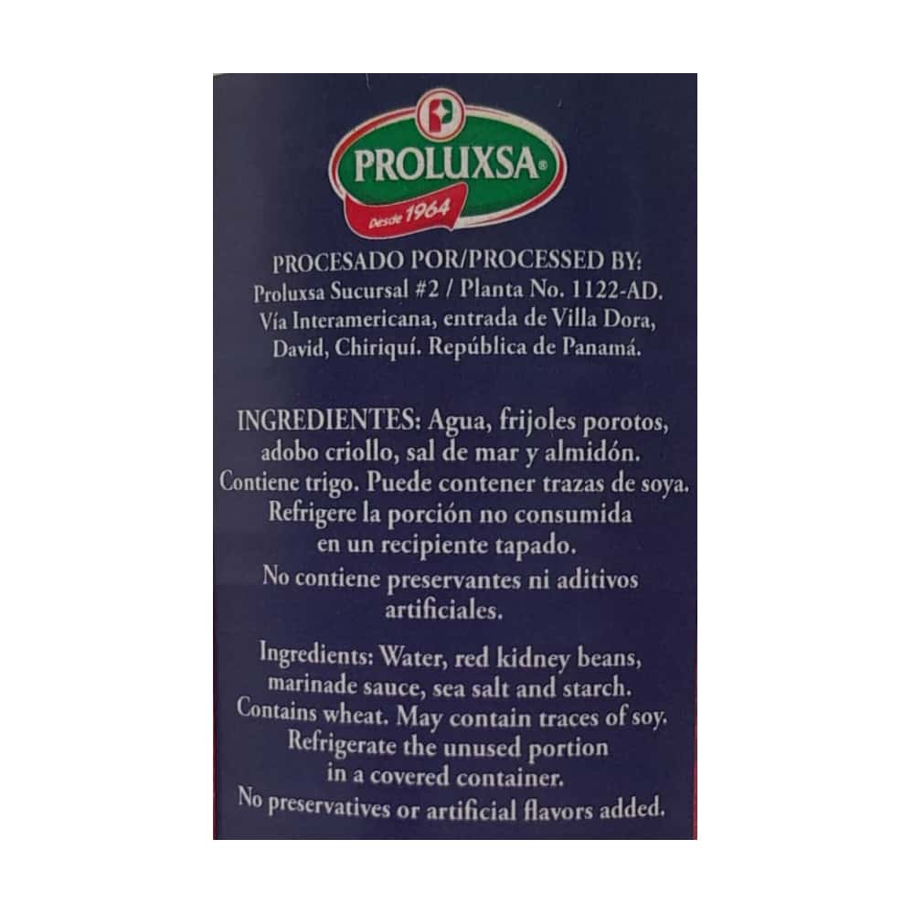 Frijol rojo con adobo casero Proluxsa (425 g / 15 oz) - Miniatura 6