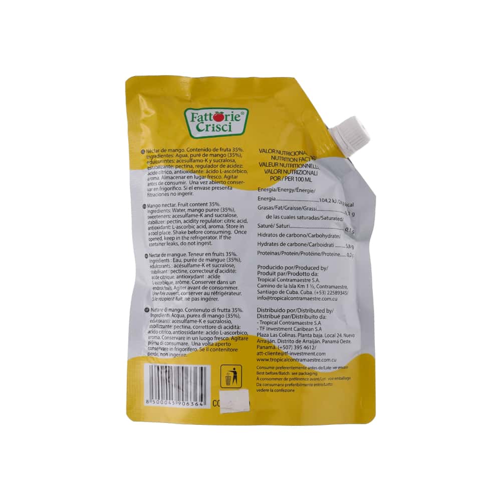 Néctar de mango Fattorie Crisci (700 ml) - Miniatura 2