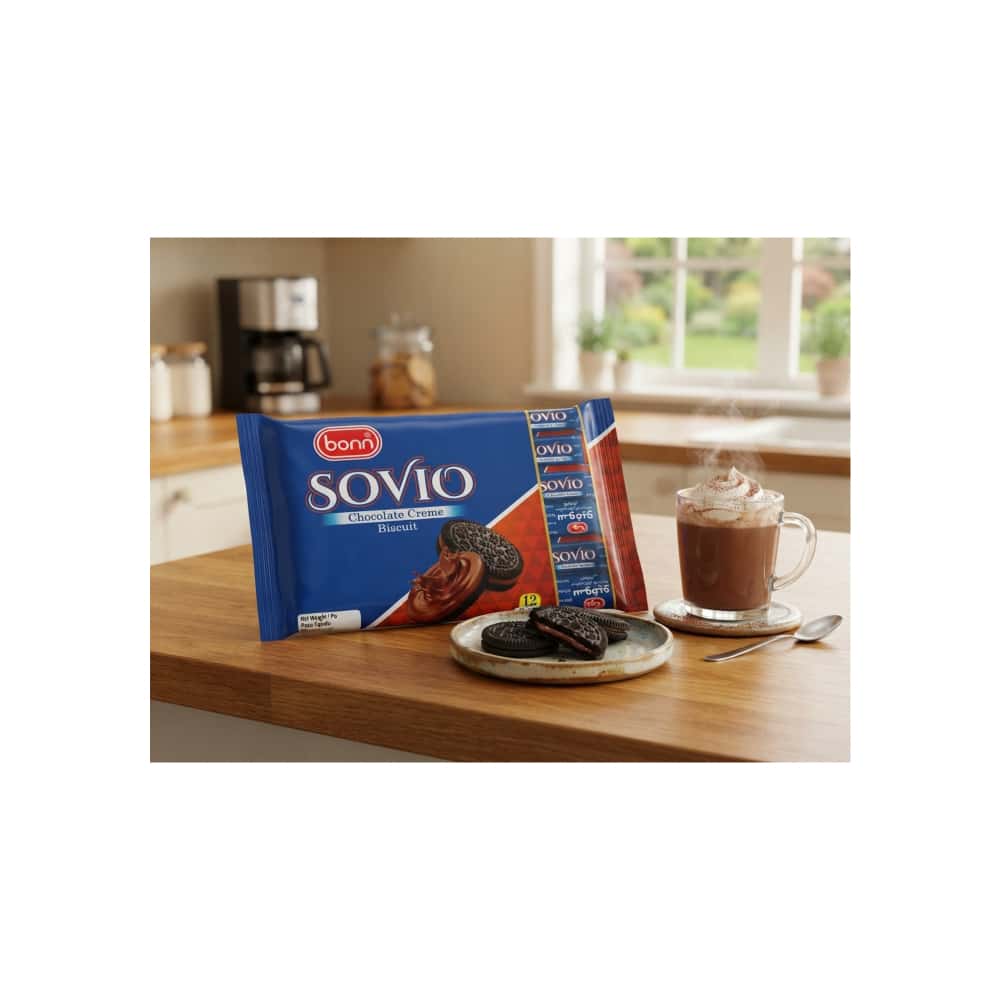 Galletas Sovio con crema de chocolate Bonn (30 g / 1.06 oz) - Miniatura 4