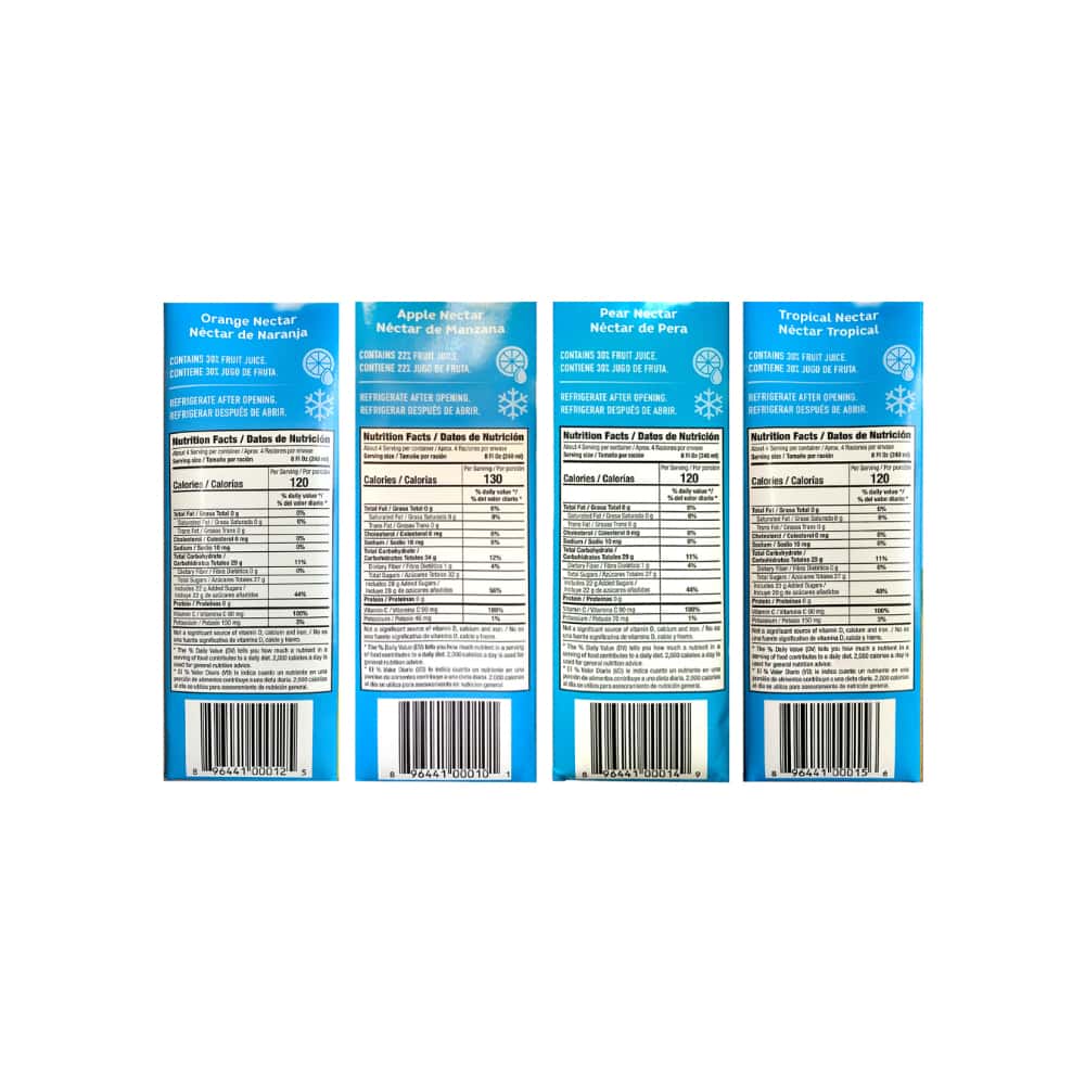Jugos mixtos sabor manzana, pera, naranja y tropical Goliath - Miniatura 2