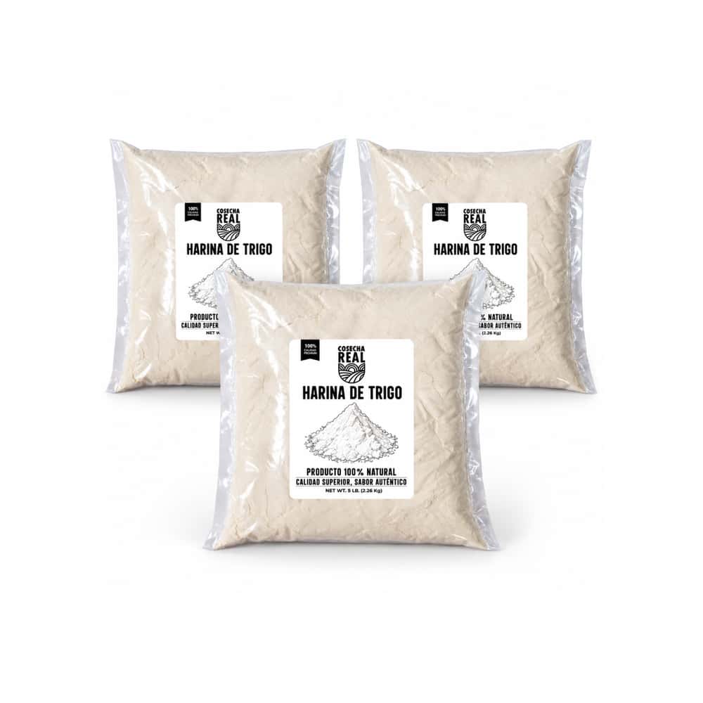 Harina de trigo Cosecha Real (3 x 2.26 kg / 5 lb) - Miniatura 1