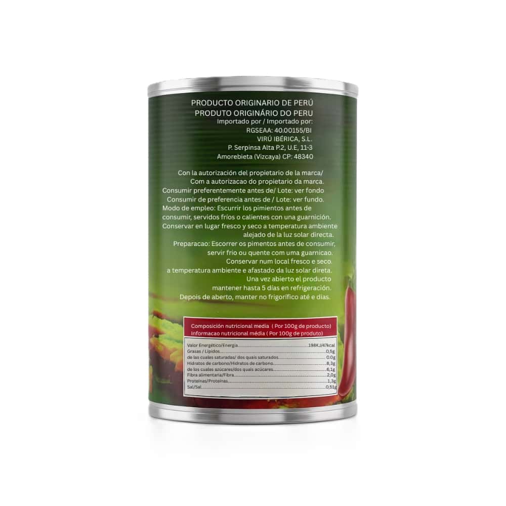 Pimientos del piquillo enteros extra (400 g / 14.10 oz) - Miniatura 2