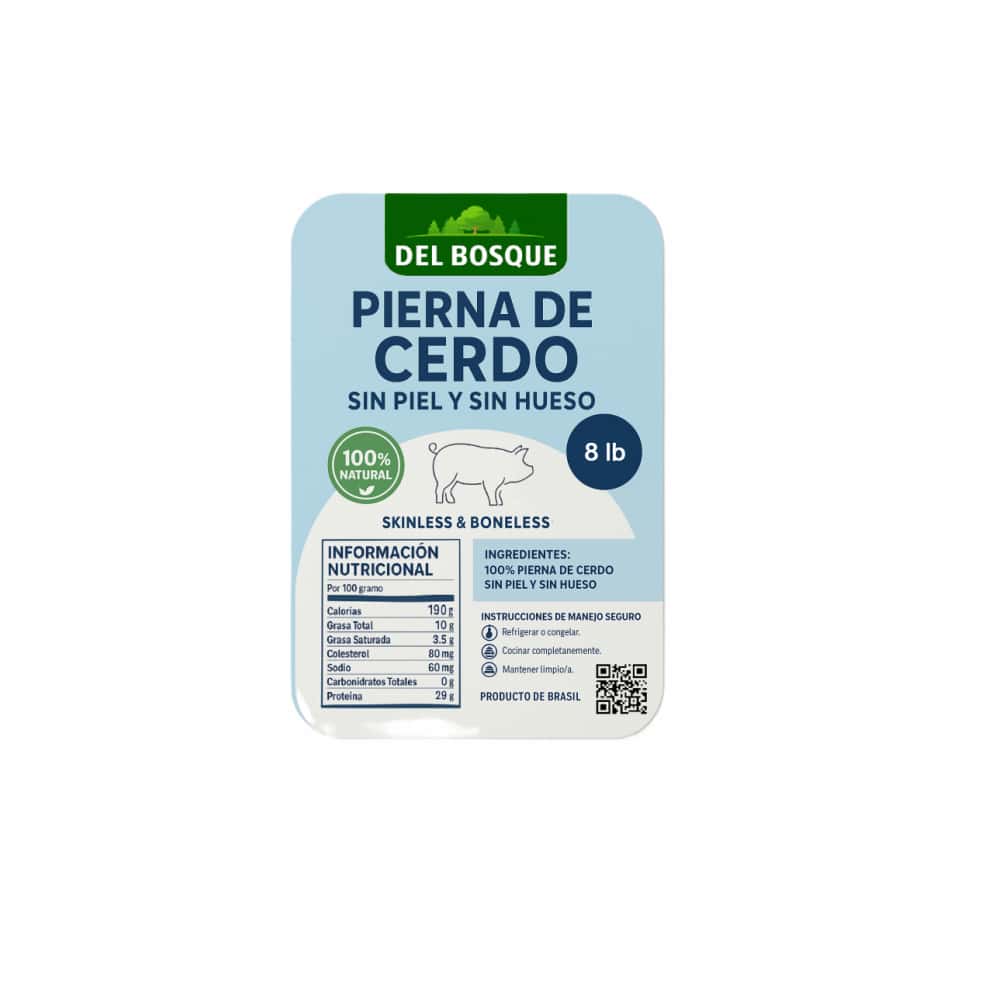Pierna de cerdo sin piel y sin hueso Del Bosque (3.63 kg / 8 lb) - Miniatura 2