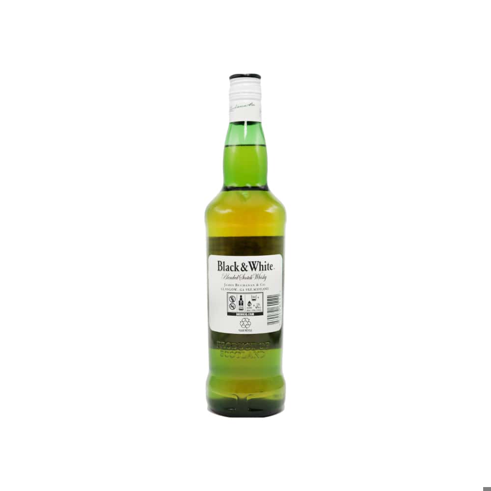 Whisky Black & White (750 ml) - Miniatura 5