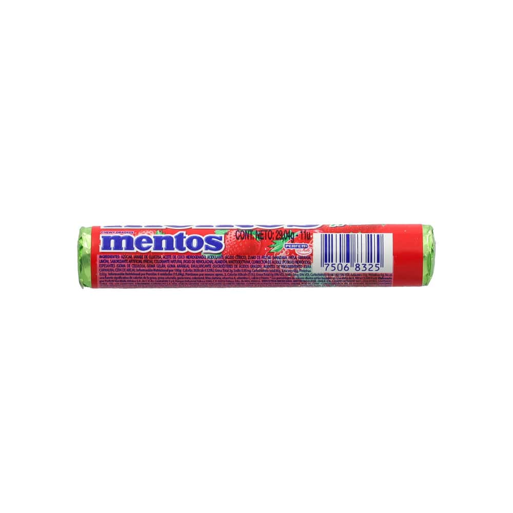 Caramelo masticable sabor fresa Mentos (29.04 g / 1.02 oz) - Miniatura 2