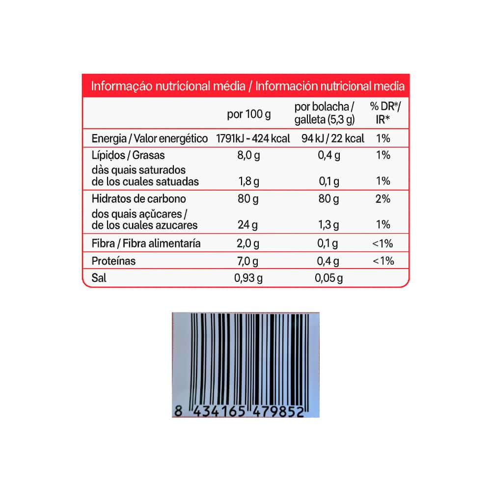 Galletas maría Cuétara (800 g / 1.76 lb) - Miniatura 3