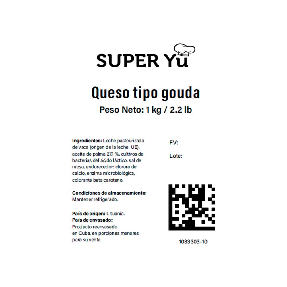 Queso tipo gouda Super Yu (1 kg / 2.2 lb) - Miniatura 4