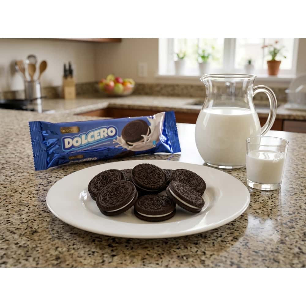 Galleta crujiente de cacao con crema de vainilla Dolcero Dolcetti (56 g / 1.97 oz) - Miniatura 5